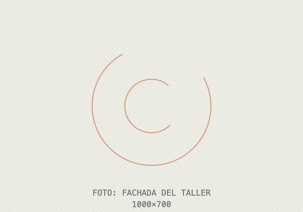 Fachada del taller Reparar Turbo en Carrer de l'Escultor Llimona, Nou Barris, Barcelona